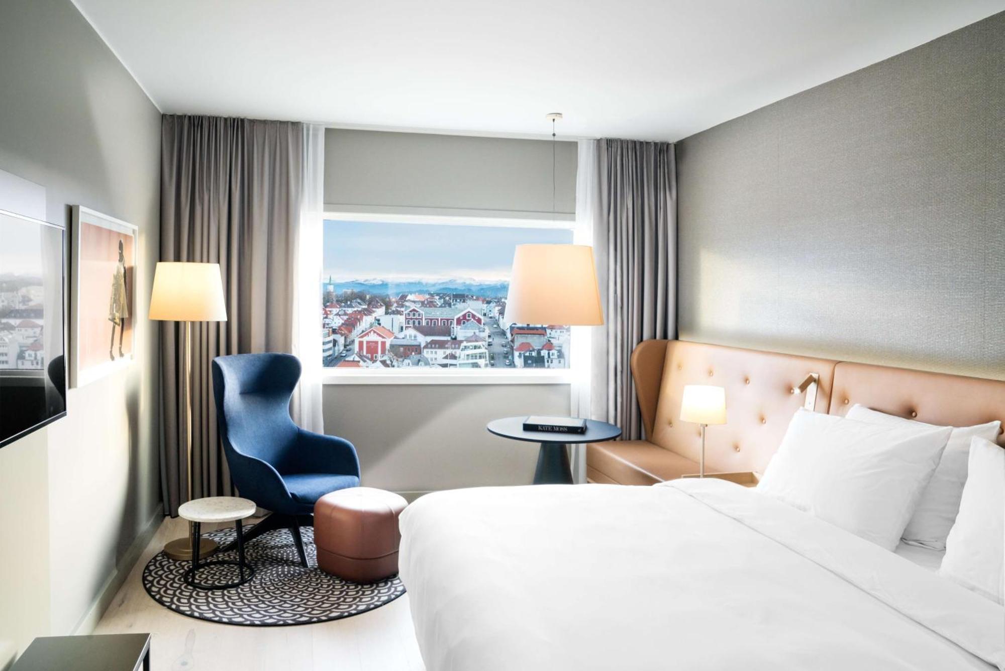 Premium-værelse med panoramaudsigt over byen