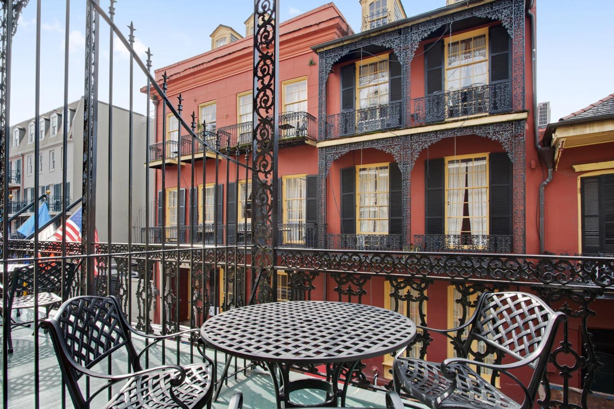 Two Queen Beds Balcony Street View