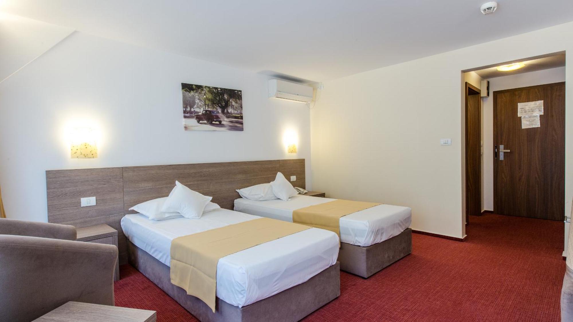 Superior Twin Room with Balcony and Park View
