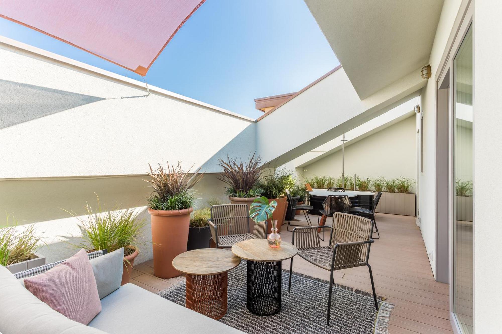 Deluxe-dobbeltværelse med terrasse