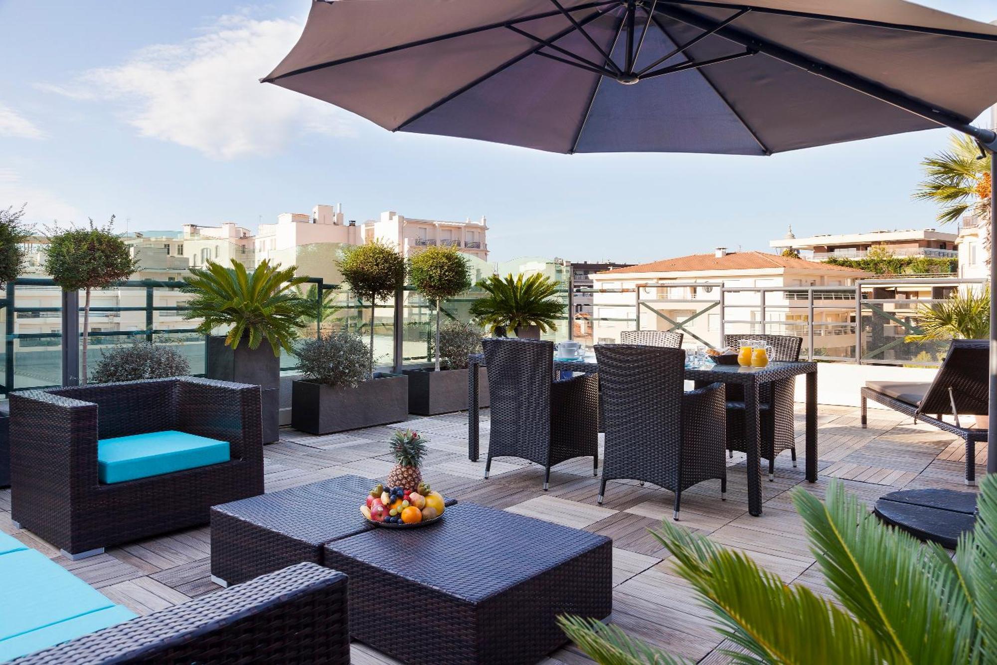 Suite i toppetasjen med terrasse