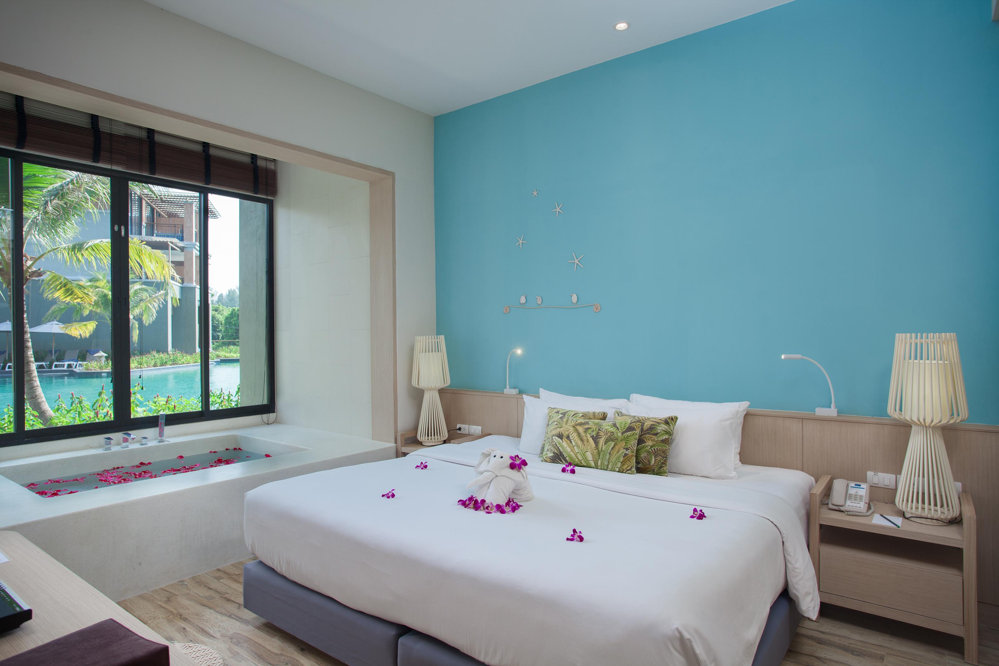 Suite Deluxe med tilgang til basseng og boblebad
