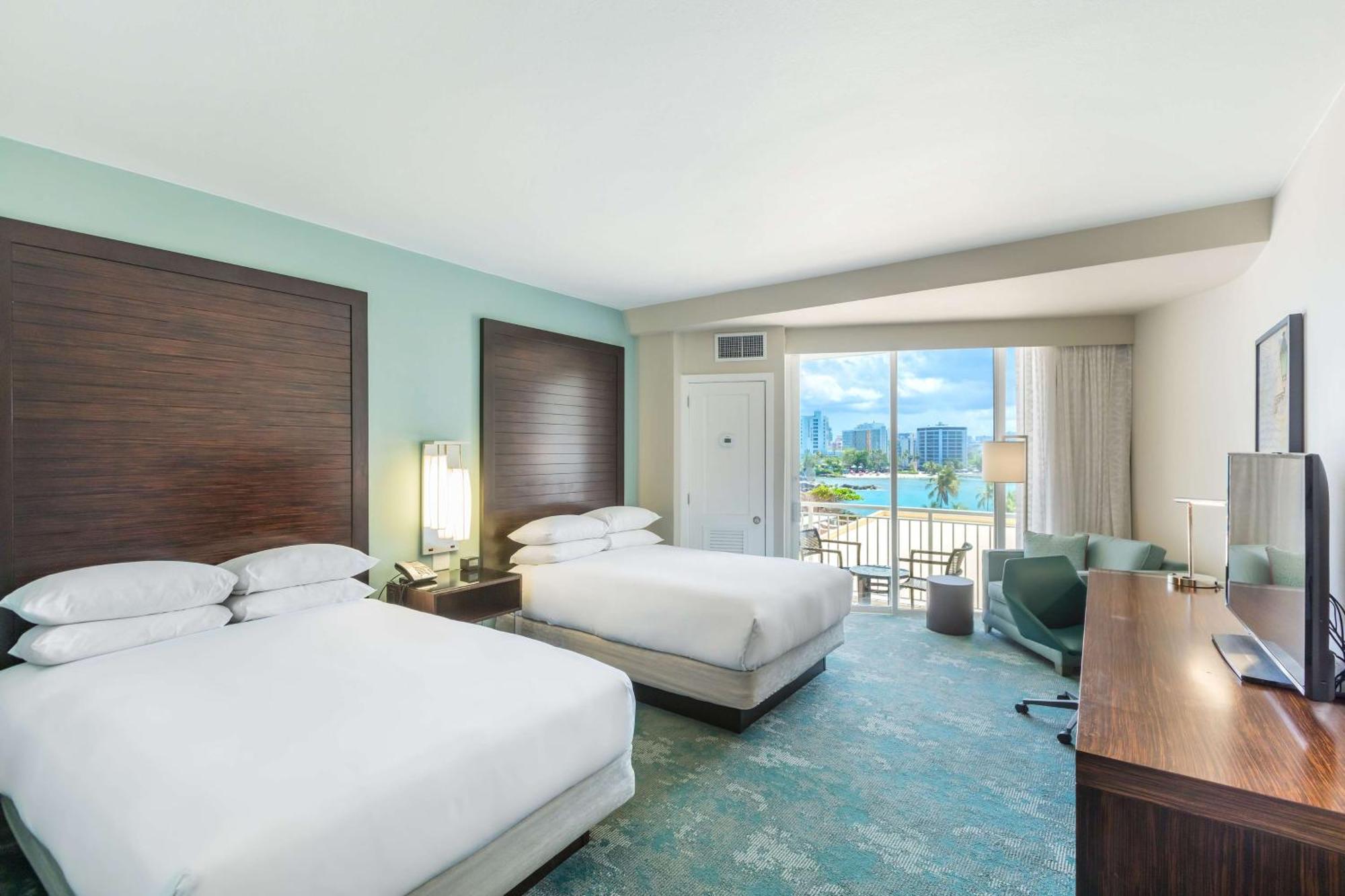 Family Room Four Double Beds Ocean View High Floor