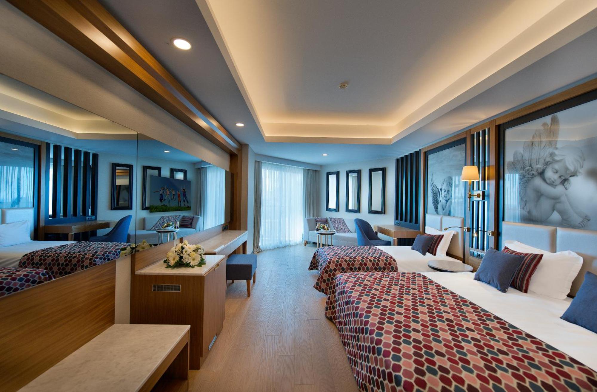 Dobbeltrom/Tomannsrom Standard med utsikt over landskapet