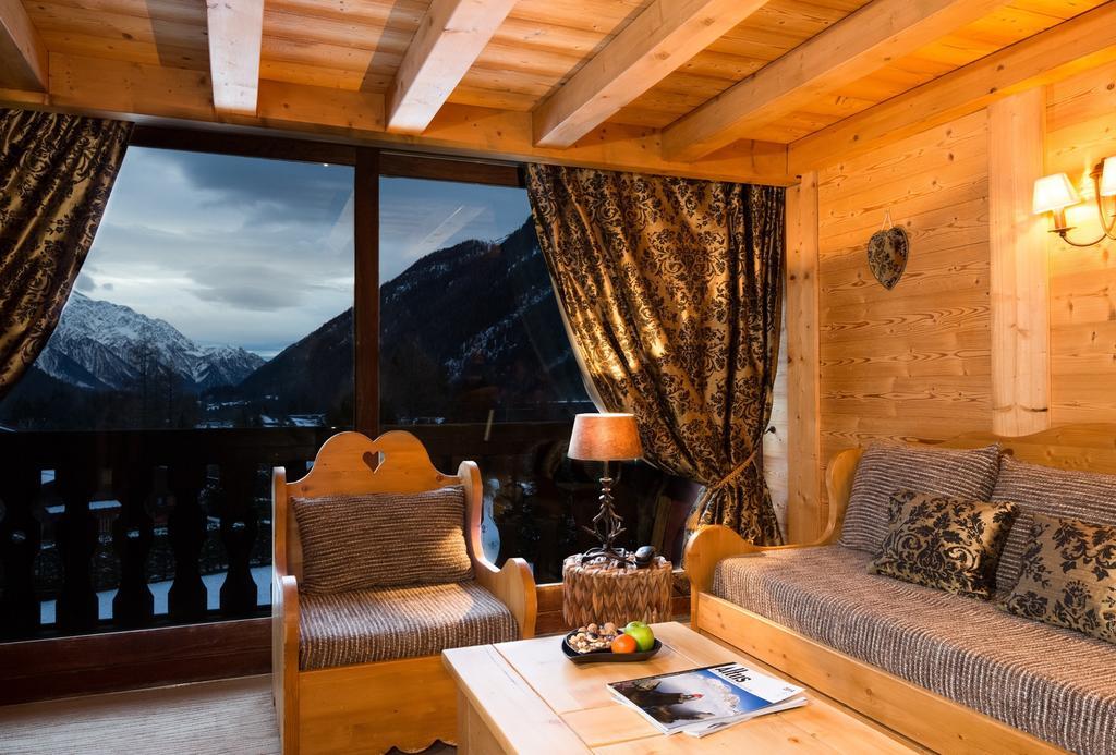 Juniorsuite med utsikt over Mont Blanc