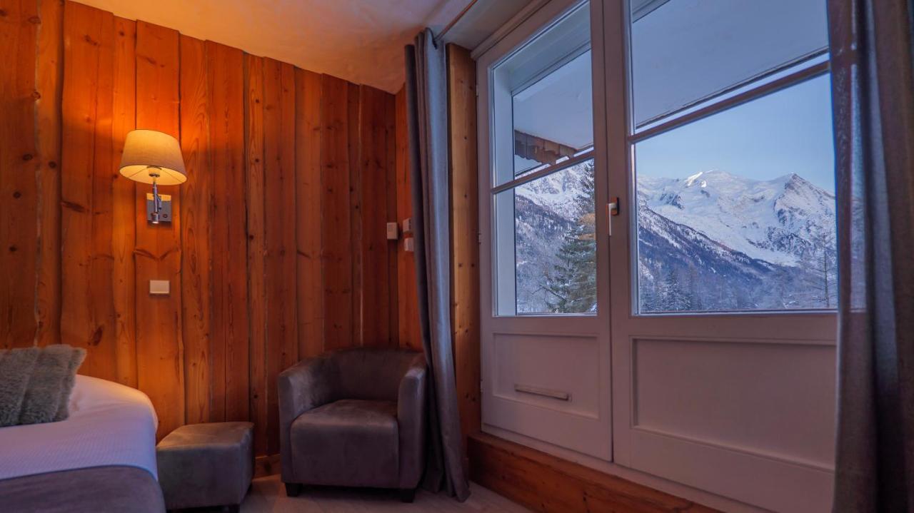 Tvåbäddsrum Superior med utsikt över Mont Blanc