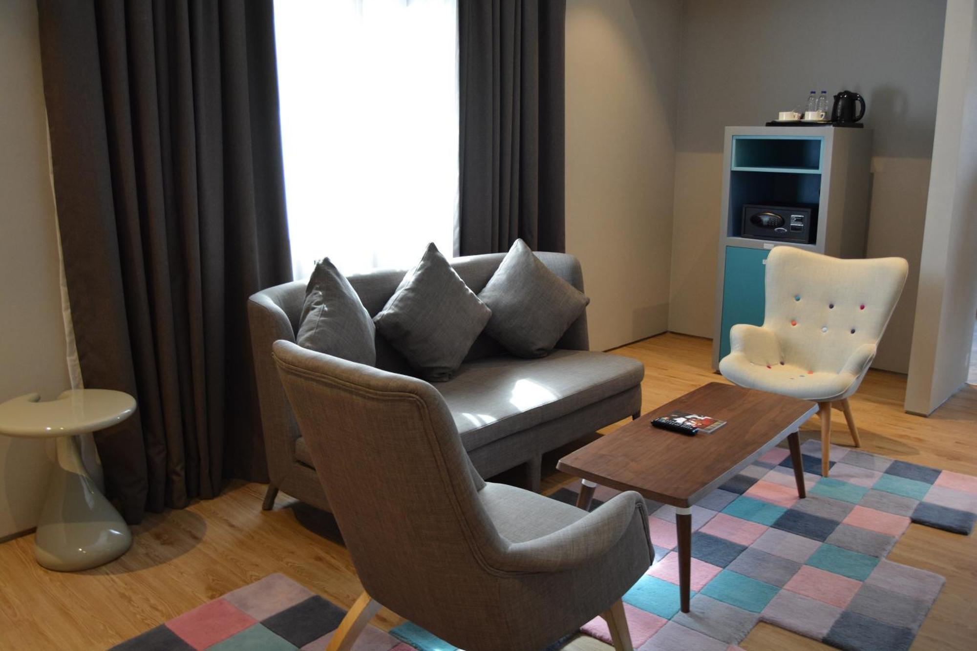 Double Suite a Living Room