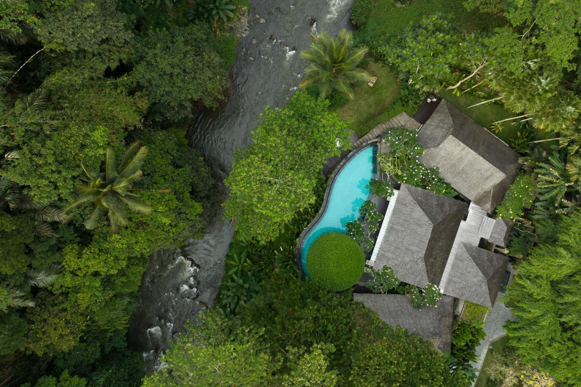 Poolvilla Reserve med 2 sovrum och utsikt över floden Ayung