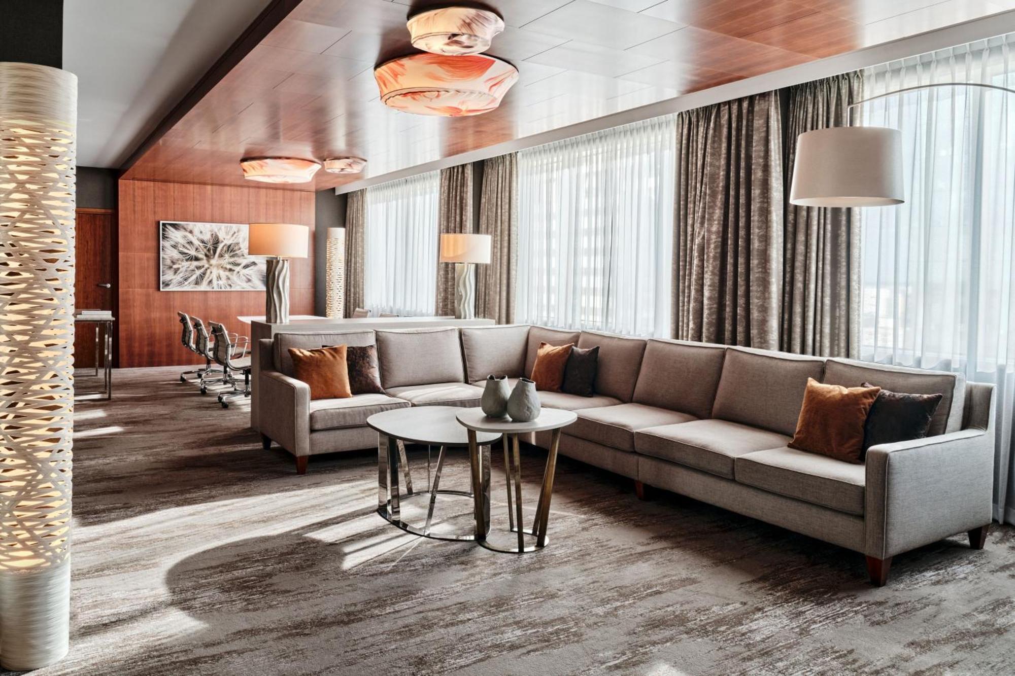Presidentsuite med 1 soverom, king-size-seng og byutsikt