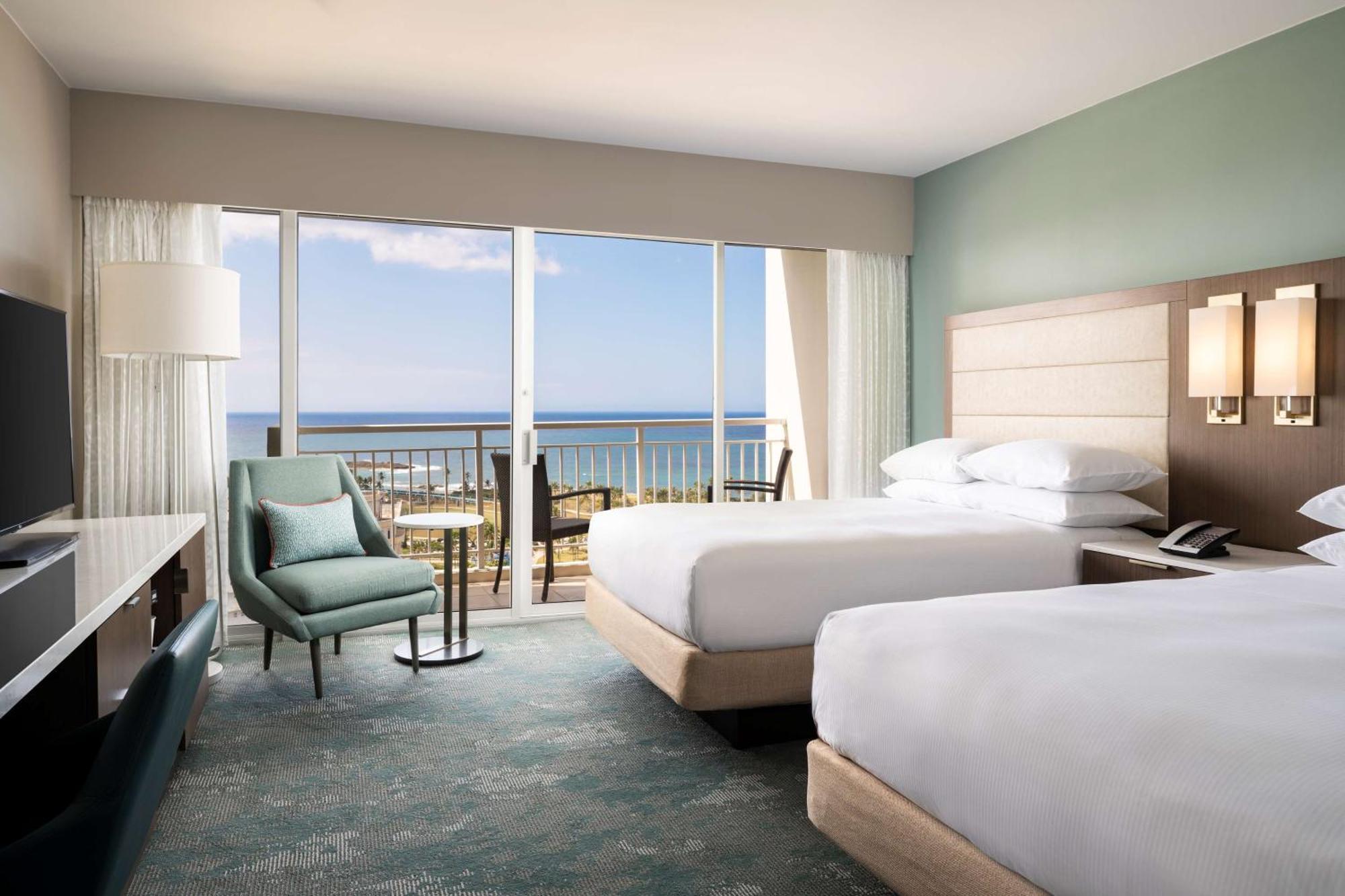 Family Room Four Double Beds Ocean View High Floor