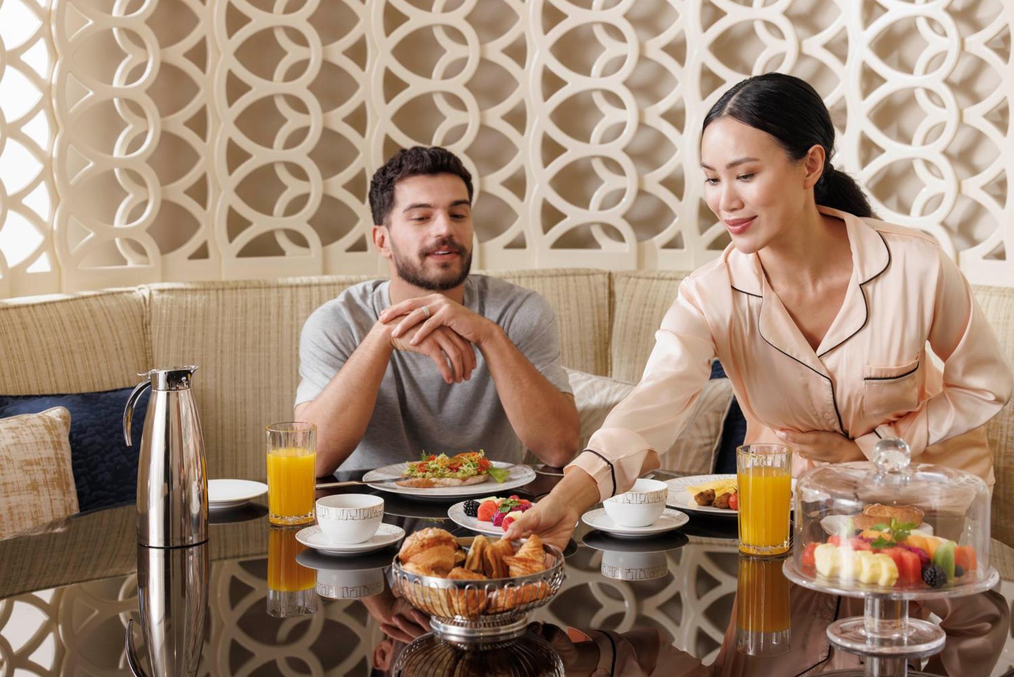 Family Suite Panoramic Skyline Views Direct Connectivity to Museum of The Future Complimentary Signature Afternoon Tea Evening Sundowners Soft Refreshments Canapes