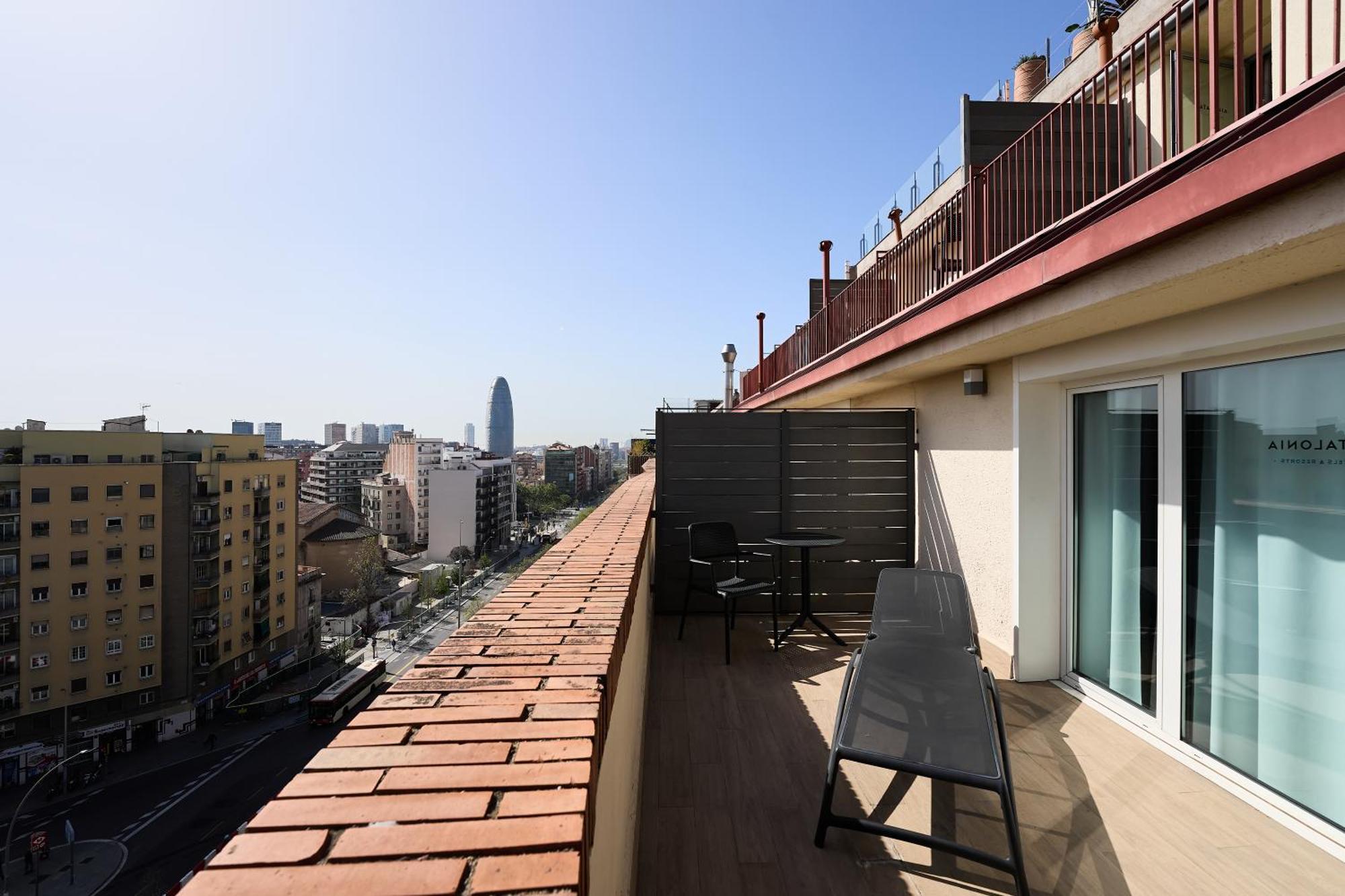 Dobbeltrom/tomannsrom med terrasse og tilgang til spa
