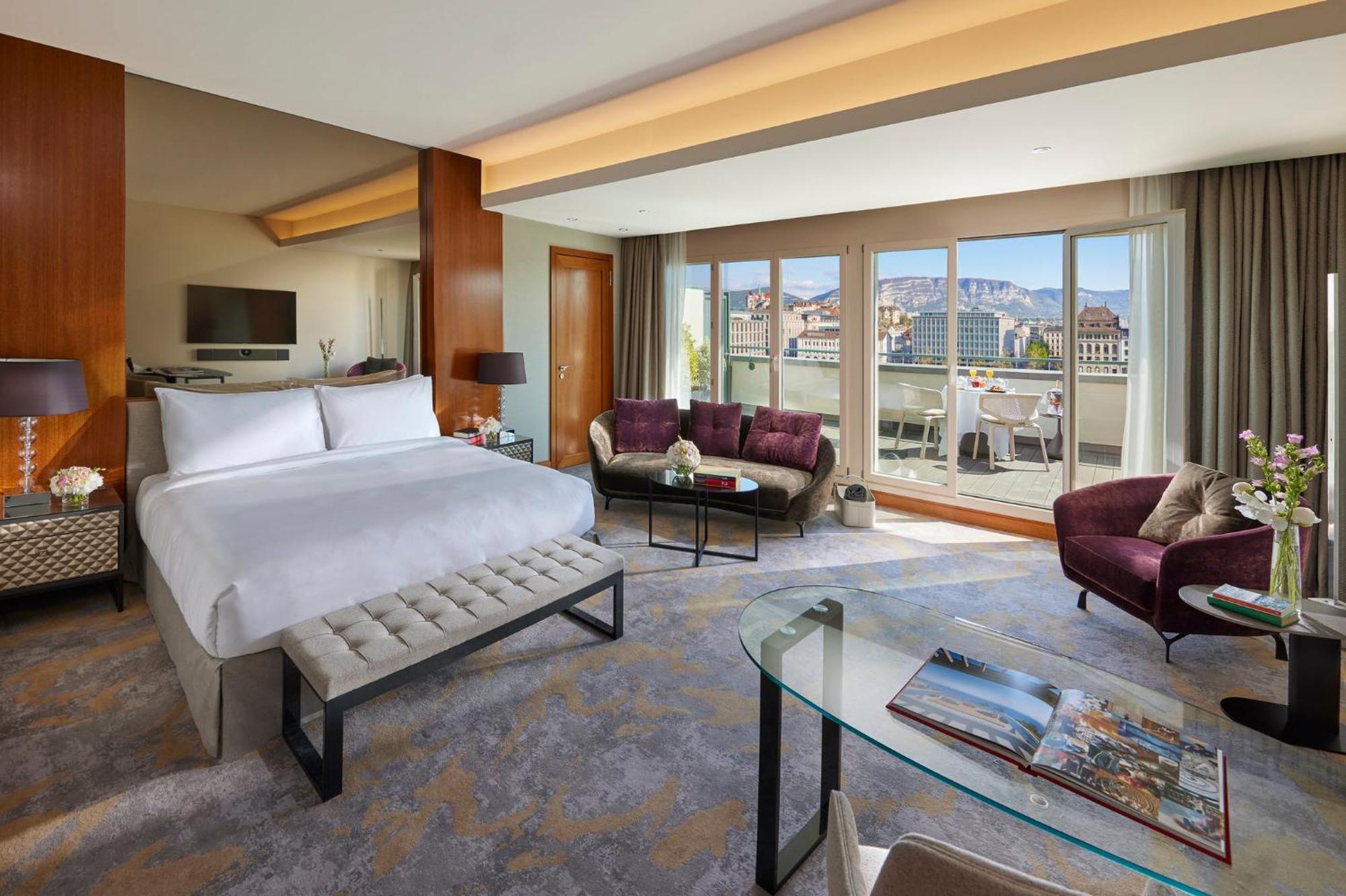 Juniorsuite Terrace med king-size-seng