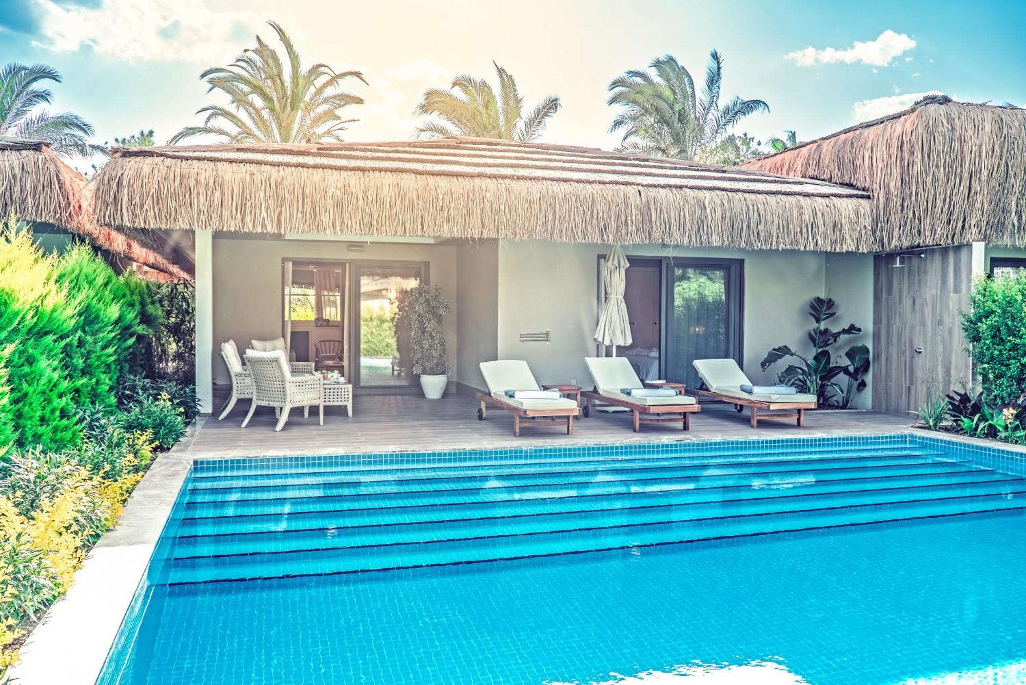 Villa med hageutsikt