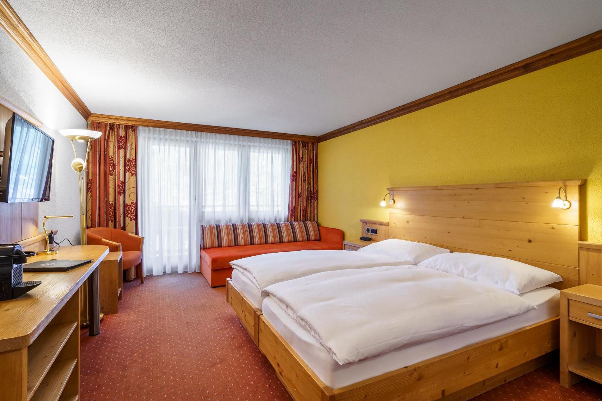 Deluxe Double Room Matterhorn View Balcony or Ground Floor Terrace