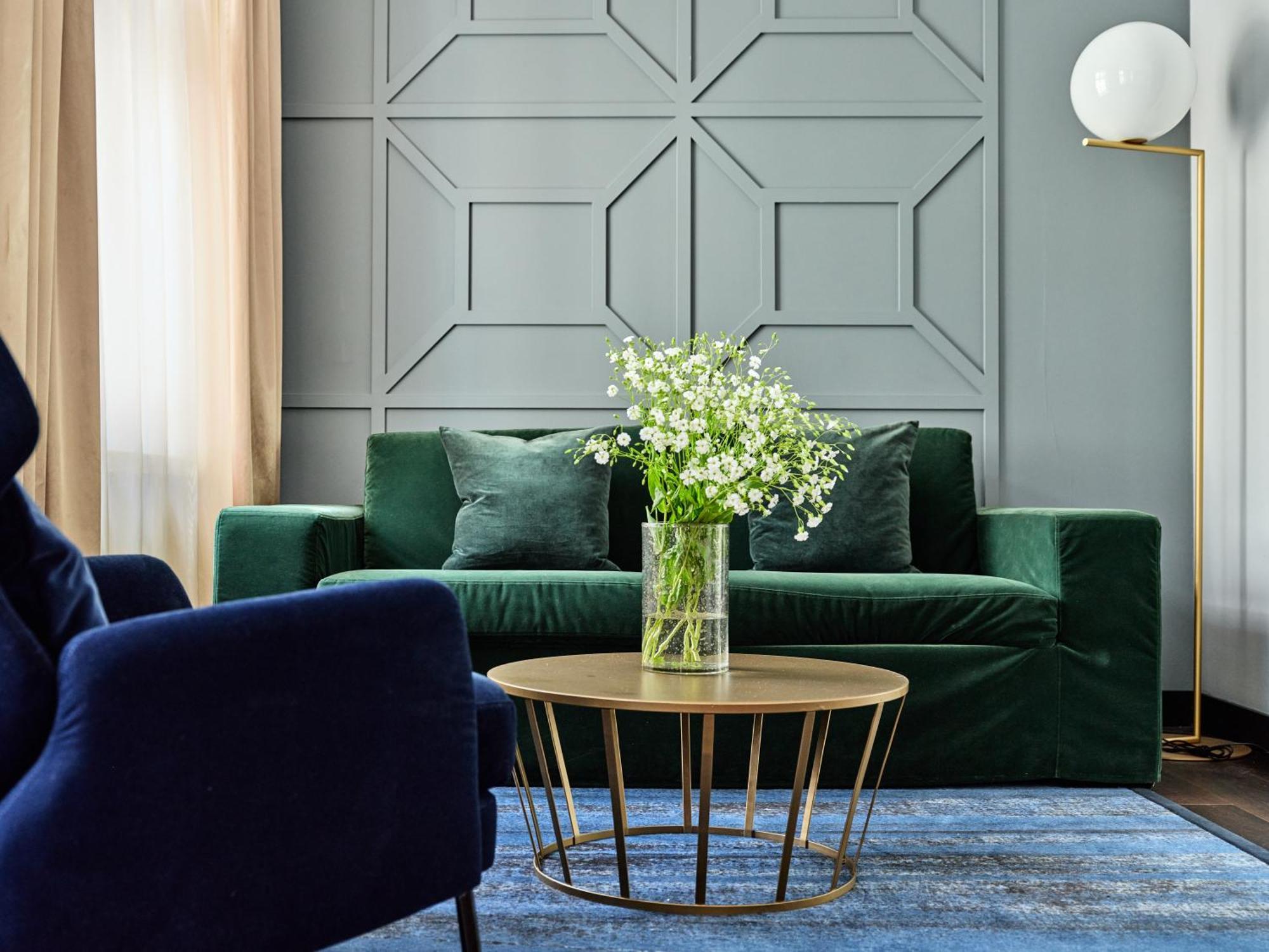 Suite med queensize-seng og sovesofa