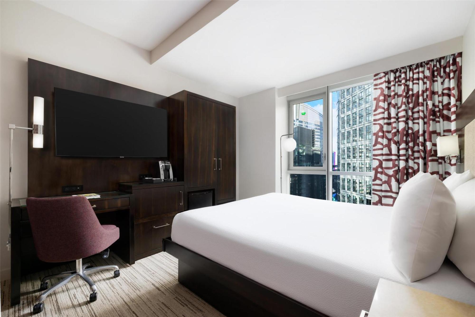King Room Partial View of Times Square