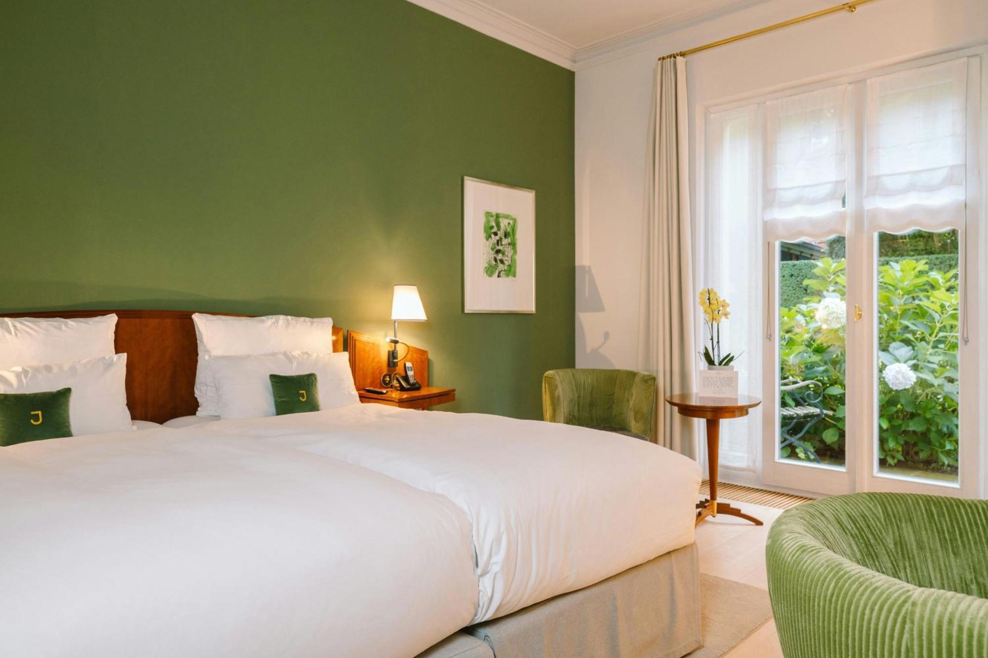 Dubbelrum Deluxe med utsikt över trädgården