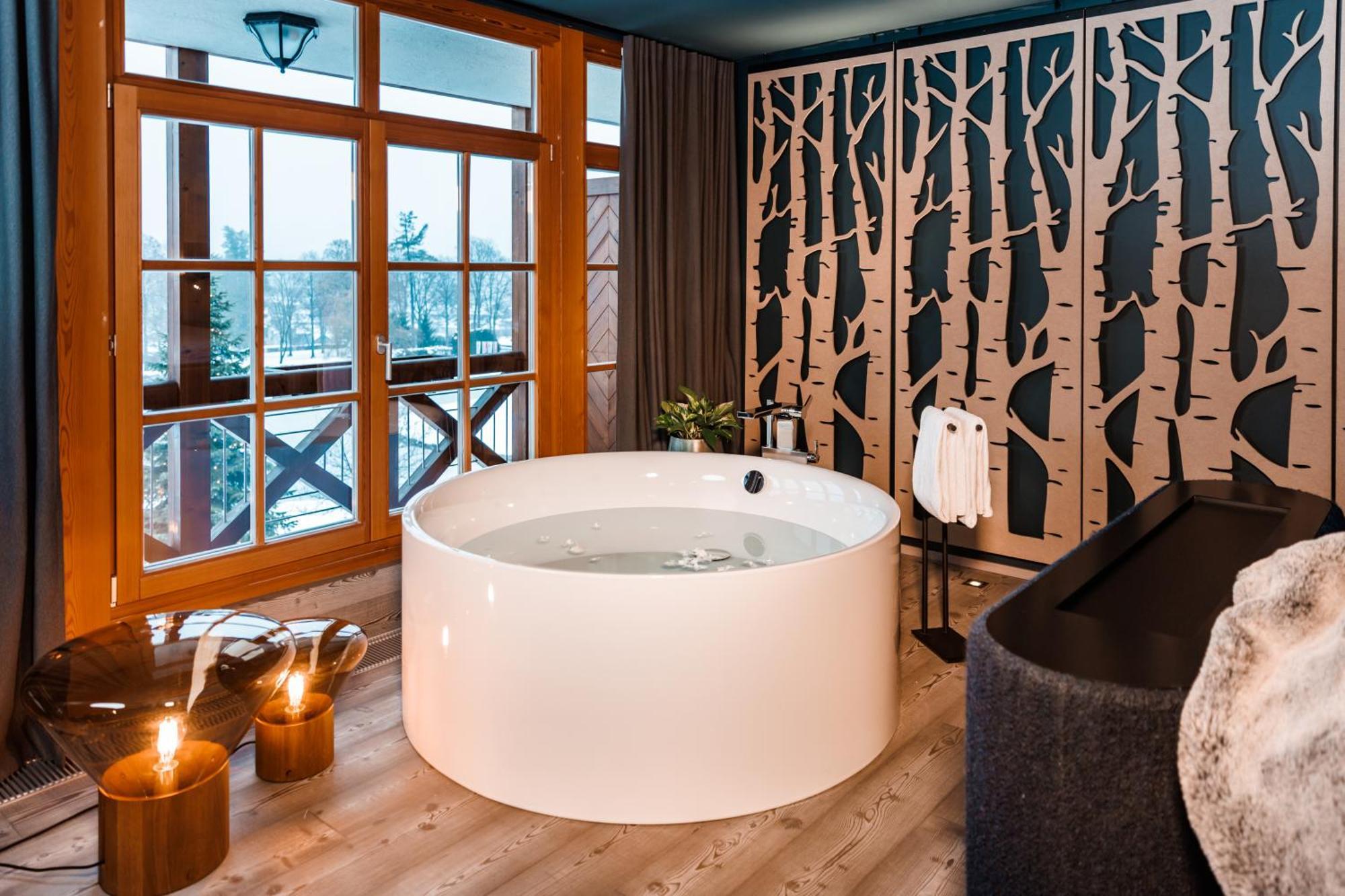 Suite med badstue og balkong