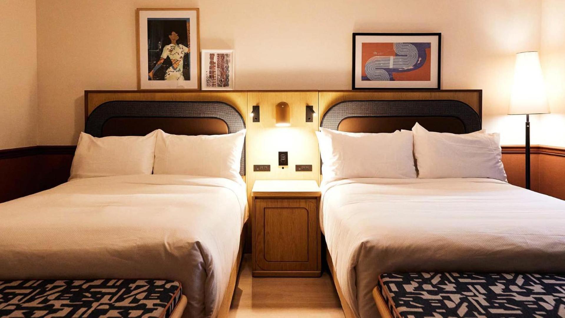 Two Double Beds