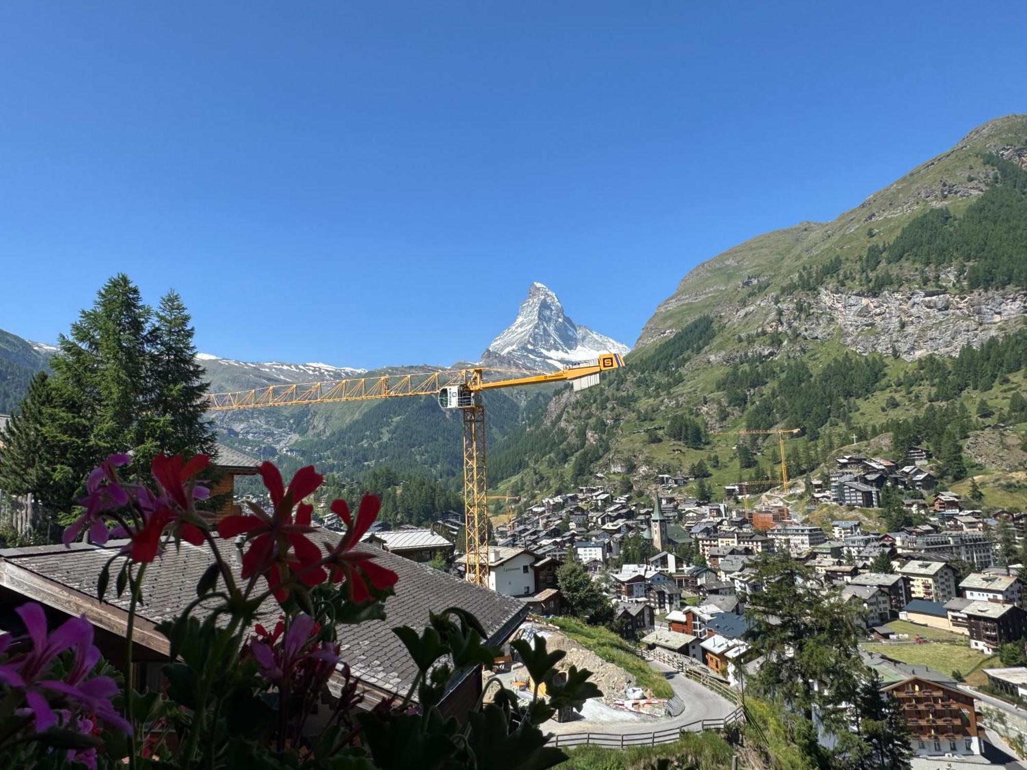Superior Double Room Matterhorn View Balcony or Ground Floor Terrace