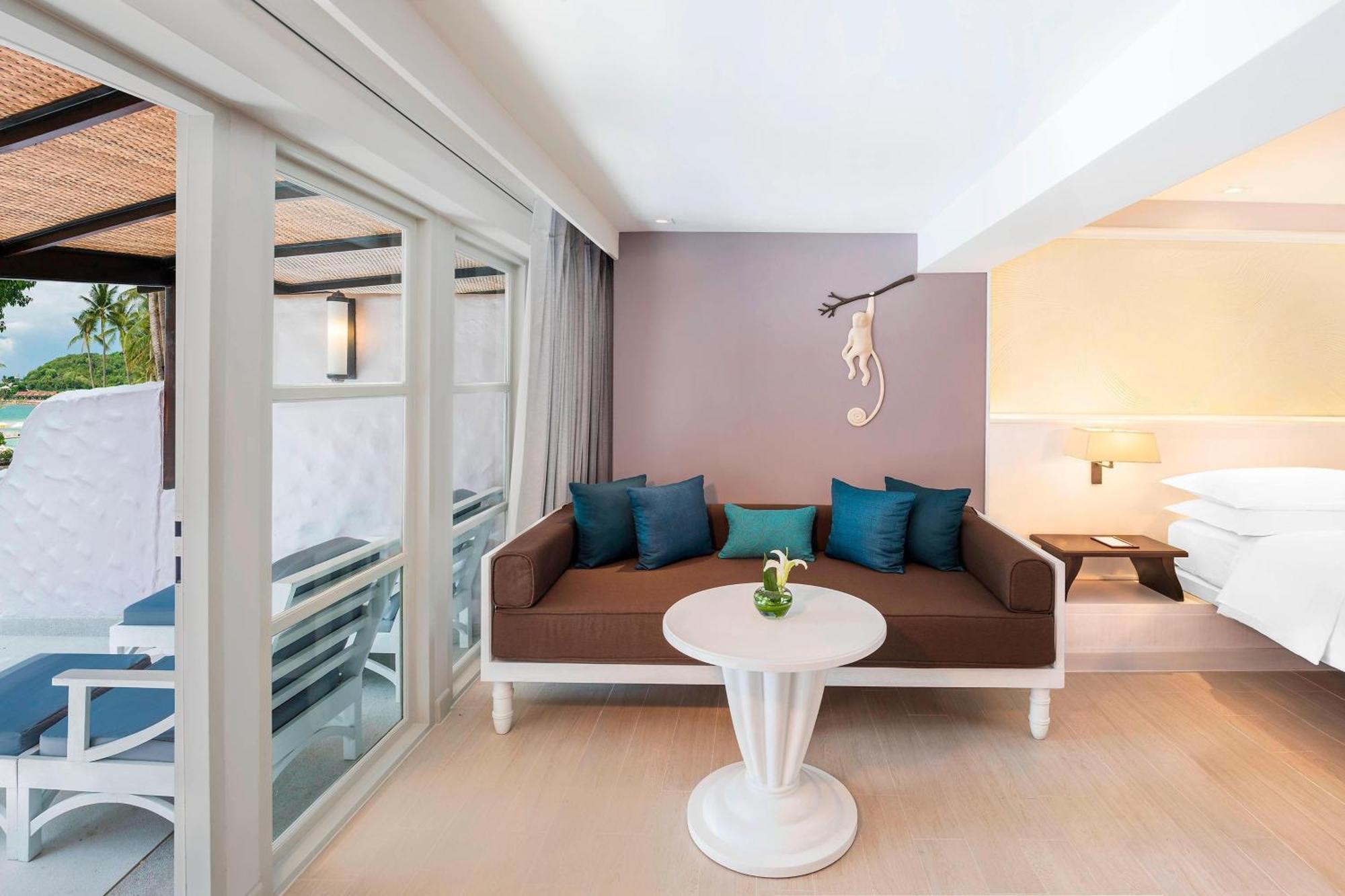 Större rum i kategorin Deluxe Terrace med 2 enkelsängar