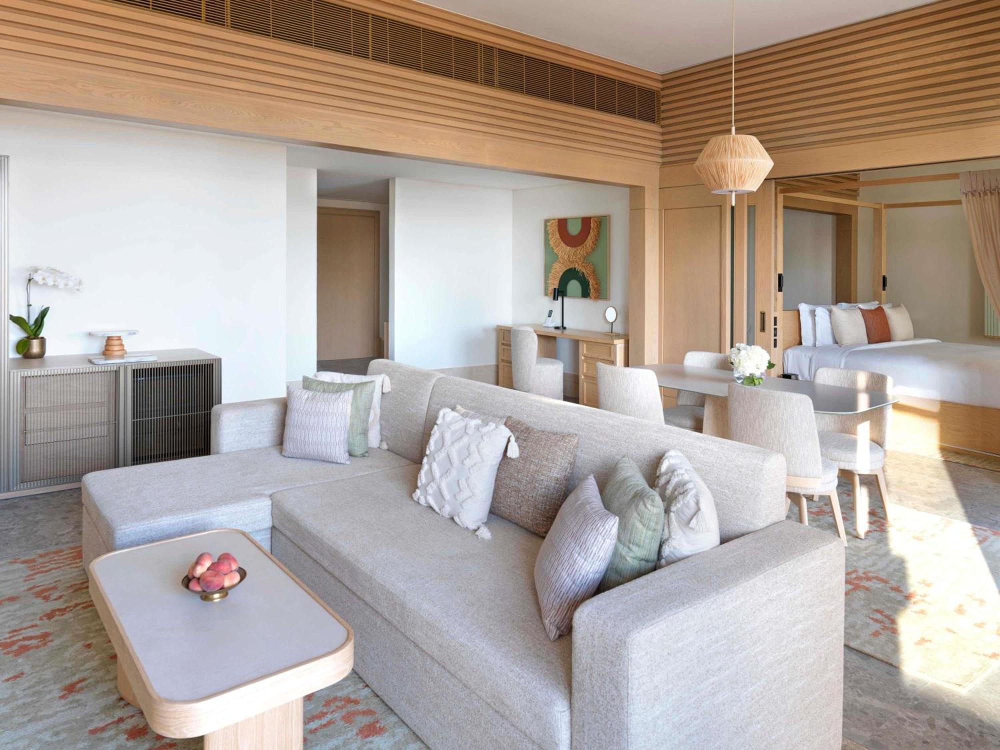 One-Bedroom Signature Palm King Suite Sofa Bed Sea View Adults Only