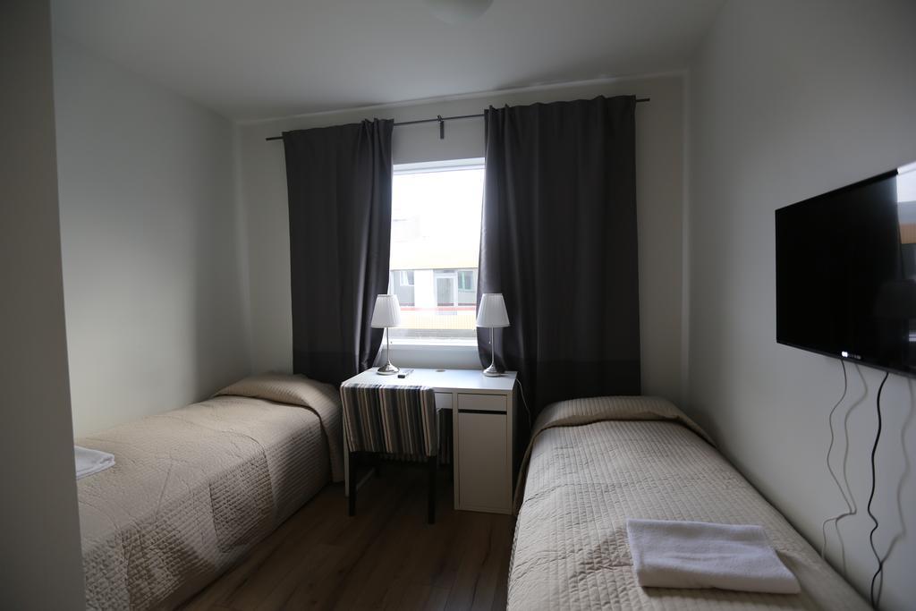 Tvåbäddsrum med eget badrum