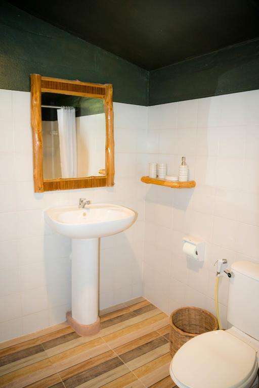Bungalow med utsikt över trädgården