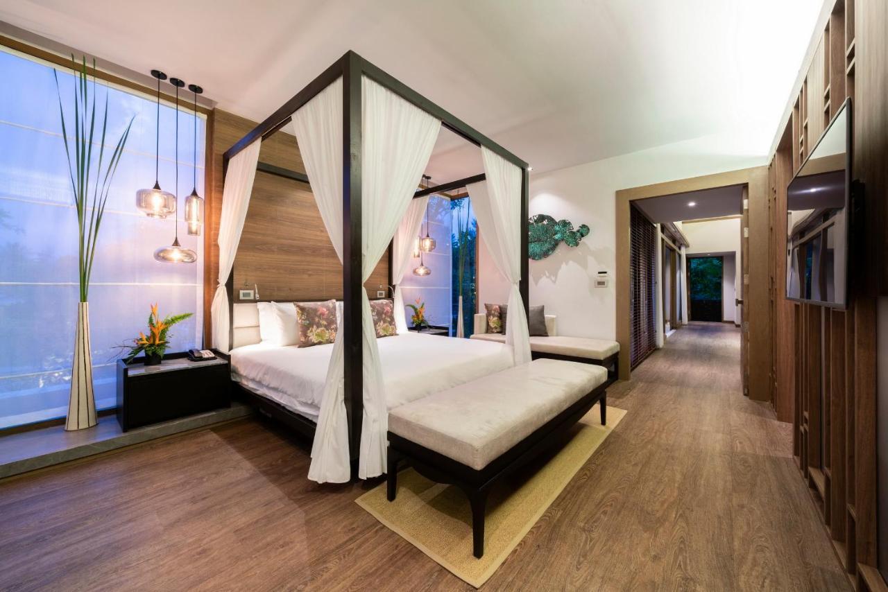 Suite med boblebad og basseng