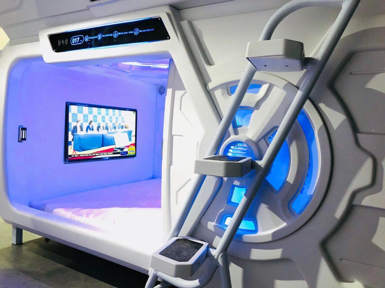 Space Pod med dobbeltseng