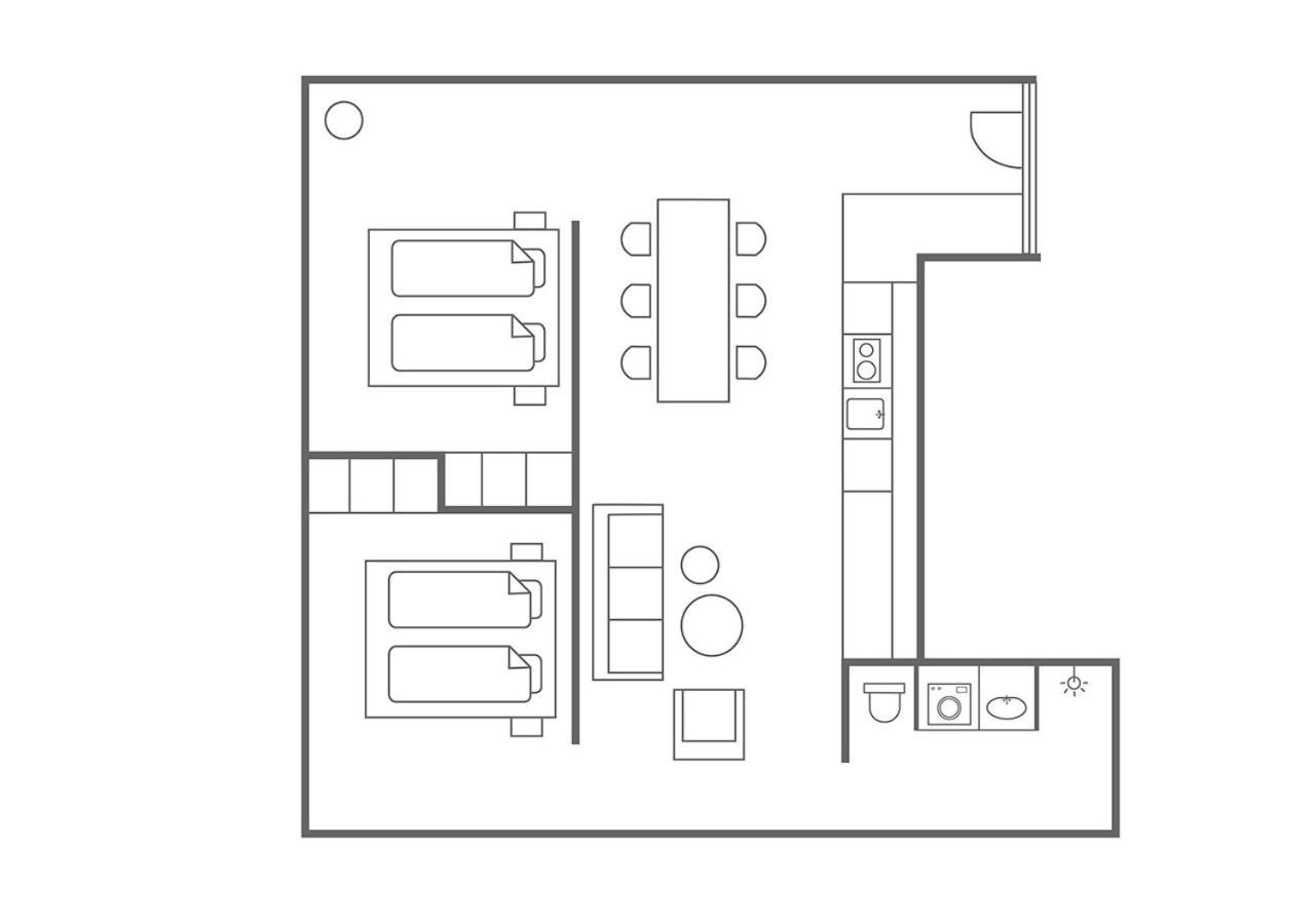 Familieleilighet med 2 soverom – 77 m²