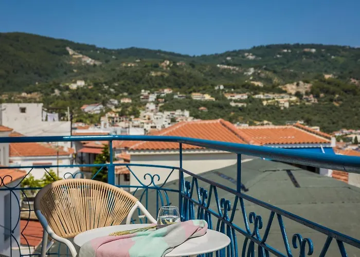 The Blue Hotell Skiathos stad